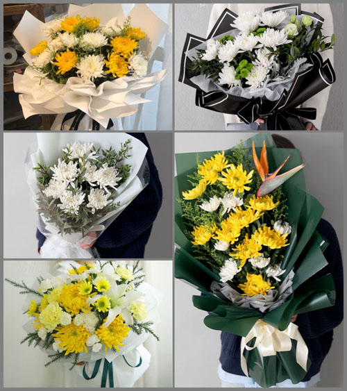 湖北孝感市云梦县胡金店镇白事花束代送